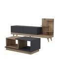 Set mobilier living, Inarch, Dizayn, PAL, Antracit / Nuc