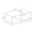 Set mobilier living, Inarch, Dizayn, PAL, Antracit / Nuc