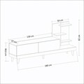 Set mobilier living, Inarch, Dizayn, PAL, Antracit / Nuc