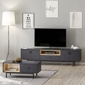 Set mobilier living, Inarch, Naturel, PAL, Antracit / Safir
