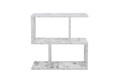 Masuta, Kalune Design, Life, 60x60x20 cm, PAL, Alb/Negru