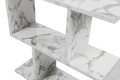 Masuta, Kalune Design, Life, 60x60x20 cm, PAL, Alb/Negru