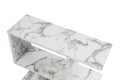 Masuta, Kalune Design, Life, 60x60x20 cm, PAL, Alb/Negru