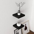 Raft de perete, Minerva, Gizli2 23, 23x3 cm, PAL, Negru