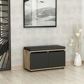 Pantofar, Minerva, Drago, 80x42x35 cm, PAL, Nuc / Negru