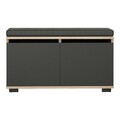 Pantofar, Minerva, Drago, 80x42x35 cm, PAL, Nuc / Negru