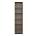Corp biblioteca, Minerva, Elina 2, 45x180x30 cm, PAL, Nuc / Antracit
