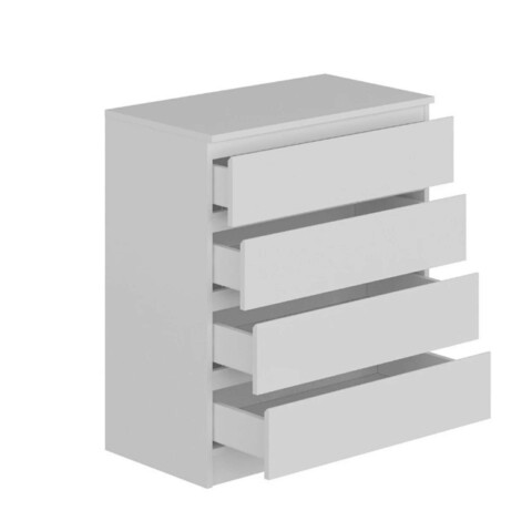Dulap, Minerva, Gunes, 80x46x92 cm, PAL, Alb