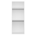 Dulap pentru haine, Minerva, Kale White, 90x235x52 cm, PAL, Alb