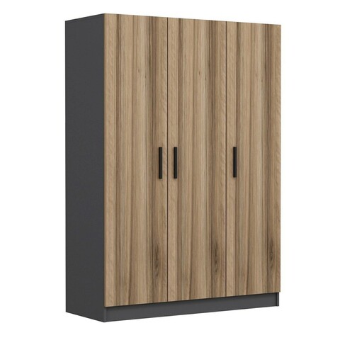 Dulap pentru haine, Minerva, Kale Oak, 135x190x52 cm, PAL, Stejar