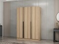 Dulap pentru haine, Minerva, Kale Oak, 135x210x52 cm, PAL, Stejar