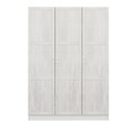 Dulap pentru haine, Minerva, Kale White, 135x190x52 cm, PAL, Alb