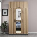 Dulap pentru haine, Minerva, Minar 3 Kapak 235, 135x235x52 cm, PAL, Dore
