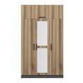 Dulap pentru haine, Minerva, Minar 3 Kapak 255, 135x255x52 cm, PAL, Dore
