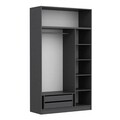 Dulap pentru haine, Minerva, Minar 3 Kapak 255, 135x255x52 cm, PAL, Dore