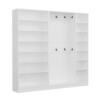 225x210x35 cm, Alb