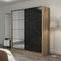 Dulap pentru haine, Minerva, Kale, 220x210x52 cm, PAL, Dore