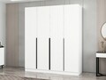 Dulap pentru haine, Minerva, Kale Plus, 180x210x52 cm, PAL, Alb