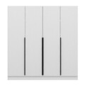 Dulap pentru haine, Minerva, Kale Plus, 180x210x52 cm, PAL, Alb