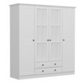 Dulap pentru haine, Minerva, Kale, 180x210x52 cm, PAL, Alb