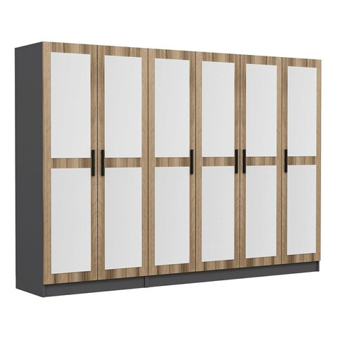 Dulap pentru haine, Minerva, Kale, 270x210x52 cm, PAL, Dore