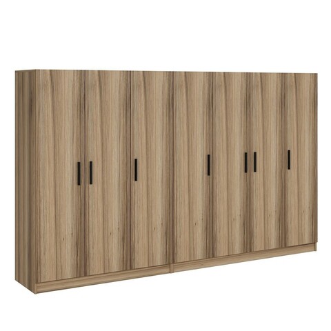 Dulap pentru haine, Minerva, Kale, 315x210x52 cm, PAL, Dore