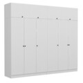 Dulap pentru haine, Minerva, Kale, 270x190x52 cm, PAL, Alb