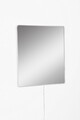 Oglinda cu Iluminare Led, Mirrorland, Square, Oglinda acrilica;MDF, Alb