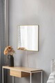 Oglinda cu Iluminare Led, Mirrorland, Square, Oglinda acrilica;MDF, Galben