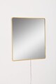 Oglinda cu Iluminare Led, Mirrorland, Square, Oglinda acrilica;MDF, Galben