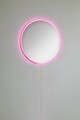 Oglinda cu Iluminare Led, Mirrorland, Round, Oglinda acrilica;MDF, Roz
