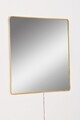 Oglinda cu Iluminare Led, Mirrorland, Square, Oglinda acrilica;MDF, Galben