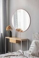 Oglinda cu Iluminare Led, Mirrorland, Round, Oglinda acrilica;MDF, Roz