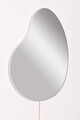 Oglinda cu Iluminare Led, Mirrorland, Glenia, Oglinda acrilica;MDF, Alb