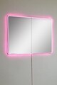 Oglinda cu Iluminare Led, Mirrorland, Rectangular, Oglinda acrilica;MDF, Roz
