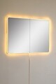 Oglinda cu Iluminare Led, Mirrorland, Rectangular, Oglinda acrilica;MDF, Galben