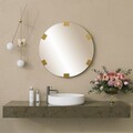 Oglinda decorativa, Neostill, Chakra Mirror, Carton presat, Auriu