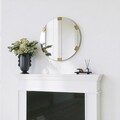 Oglinda decorativa, Neostill, Chakra Mirror, Carton presat, Auriu