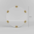 Oglinda decorativa, Neostill, Chakra Mirror, Carton presat, Auriu