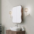 Dulap de baie, Neostill, Day Dream, 12x45x50 cm, Carton presat, Maro
