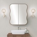 Dulap de baie, Neostill, Day Dream, 12x45x50 cm, Carton presat, Maro