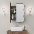 Dulap de baie, Neostill, Day Dream, 12x45x50 cm, Carton presat, Maro