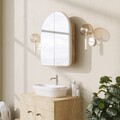 Dulap de baie, Neostill, Hope Cabinet, 12x45x50 cm, Carton presat, Bej
