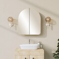 Dulap de baie, Neostill, Hope Cabinet, 12x45x50 cm, Carton presat, Bej