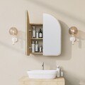 Dulap de baie, Neostill, Hope Cabinet, 12x45x50 cm, Carton presat, Bej