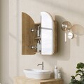 Dulap de baie, Neostill, Hope Cabinet, 12x45x50 cm, Carton presat, Bej