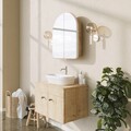 Dulap de baie, Neostill, Hope Cabinet, 12x45x50 cm, Carton presat, Bej