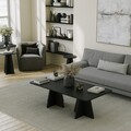 Set masute de cafea, Neostill, Mushroom, PAL, Negru