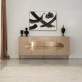 Consola, Neostill, Lago, 180x80x40 cm, MDF , Bronz / Aur