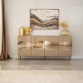 Consola, Neostill, Nice, 180x80x40 cm, MDF , Bronz / Aur